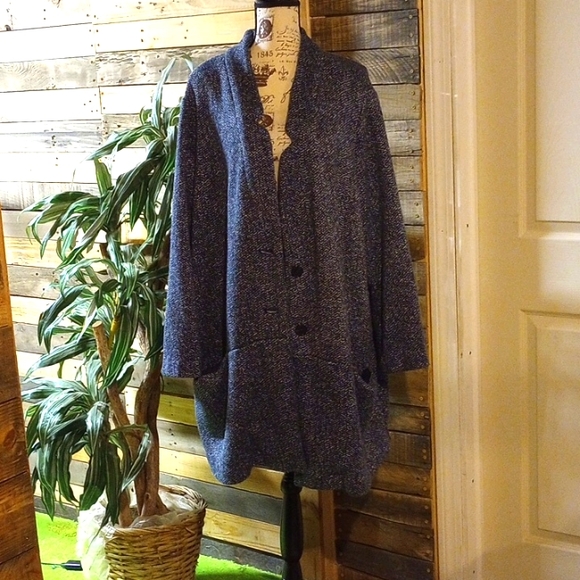 Old Navy 3X lightweight Navy speckled  🧥 jacket - Picture 1 of 7